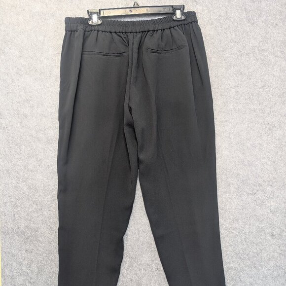J.Crew Tall Jamie Pant Elastic Waist Trousers Ankle Pull Up Black Size 12 - Picture 4 of 13